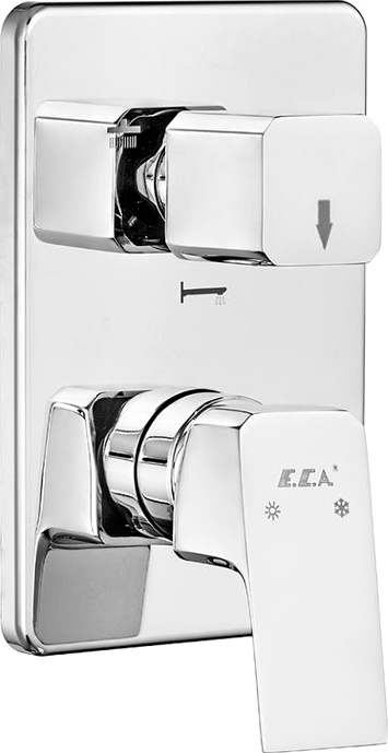 Смеситель E.C.A. Tiera 102167305EX-K для ванны 3 режима (внешняя часть)