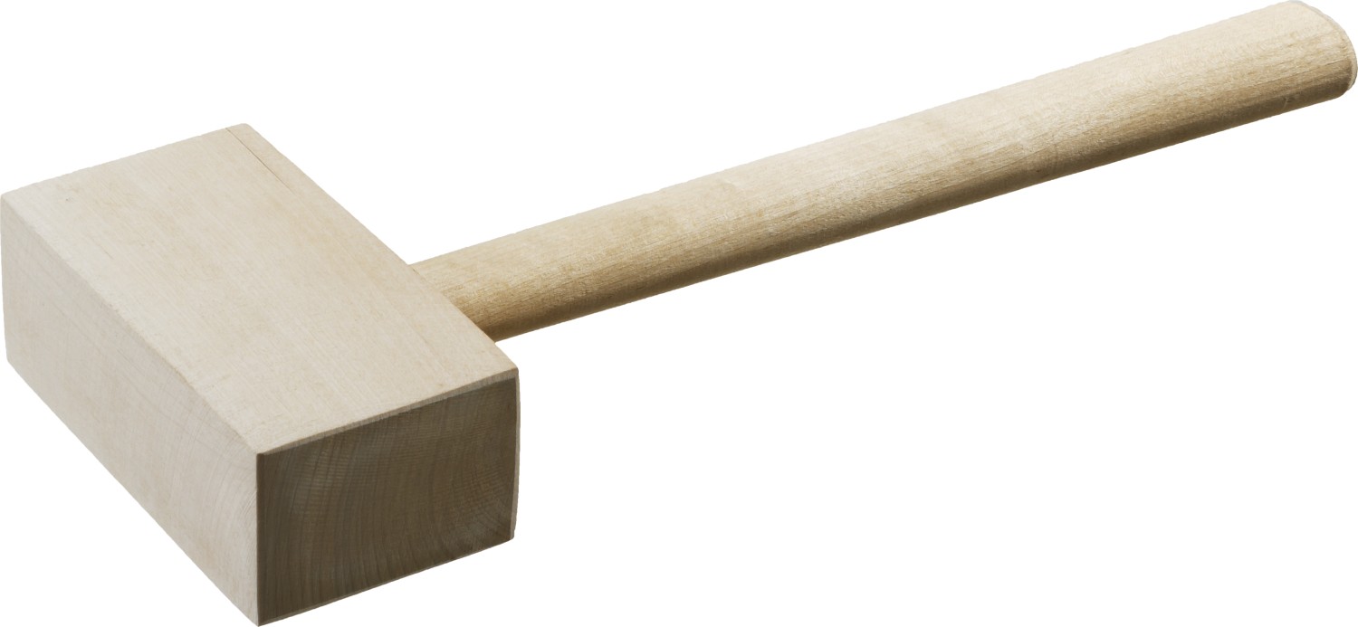 Киянка деревянная Зубр 2045-06 прямоугольная 330 г 70х50 мм