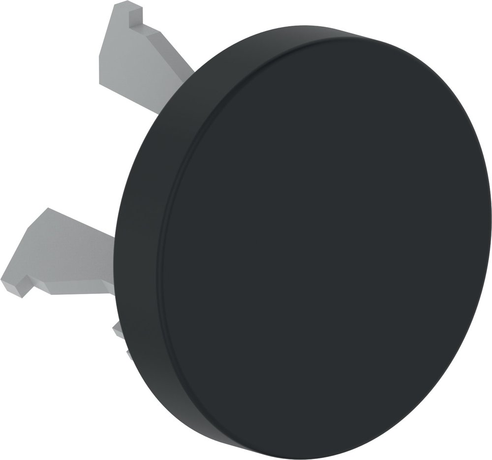 Заглушка слива перелива E4061-BL, черный матовый - фото 1