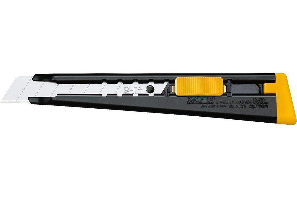Нож OL-ML металлический, с выдвижным лезвием 18 мм