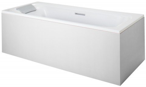 Панель фронтальная для ванны Elite E6D080-00 + боковая панель 170х75/70, алюминий Elite E6D080-00 + боковая панель 170х75/70, алюминий - фото 1