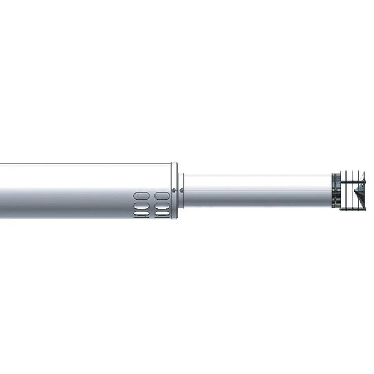 Коаксиальная труба с наконечником Baxi, D60/100 мм, L=1100 мм с антиоблединением (KHG71413611)