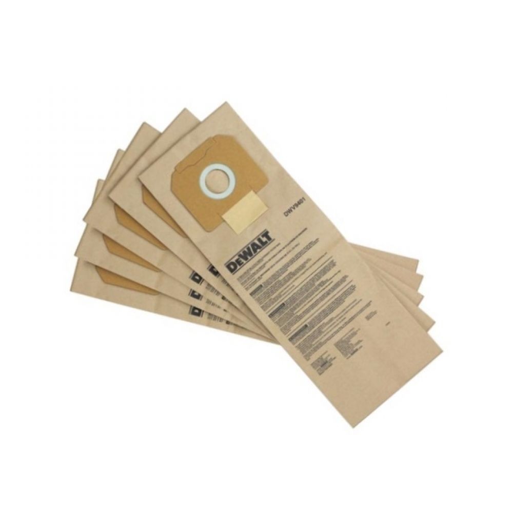 Мешки бумажные DWV9401-XJ для пылесосов DWV900, DWV901, DWV902, 5 шт - фото 1
