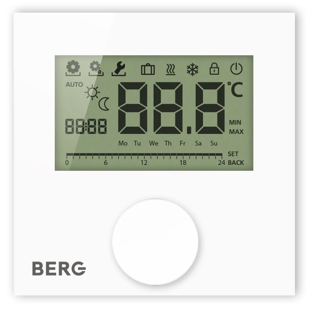 Цифровой программируемый термостат BERG