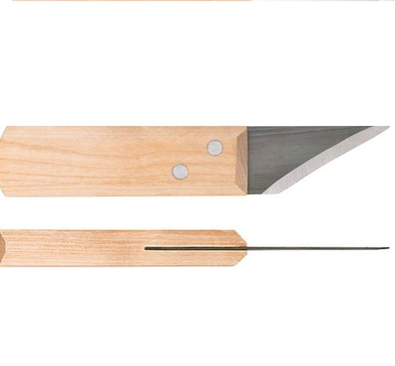 Нож сапожный Курс 10596, деревянная ручка 180 мм