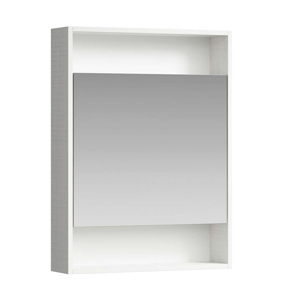 Зеркало- шкаф Аквелла Сити SIT0406DK 60 см, дуб канадский зеркало шкаф сити 50 л пр универсальный