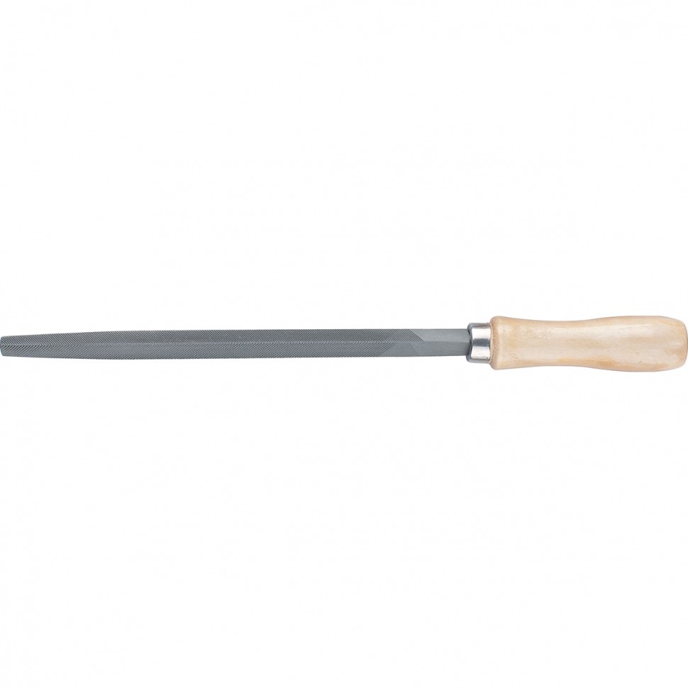 Напильник Сибртех 16023 150мм трехгранный деревянная ручка отвертка сибртех 11843 ph1 х 150мм crv