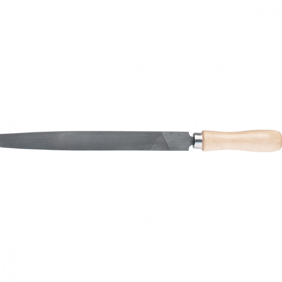 Напильник Сибртех 16226 200мм плоский деревянная ручка