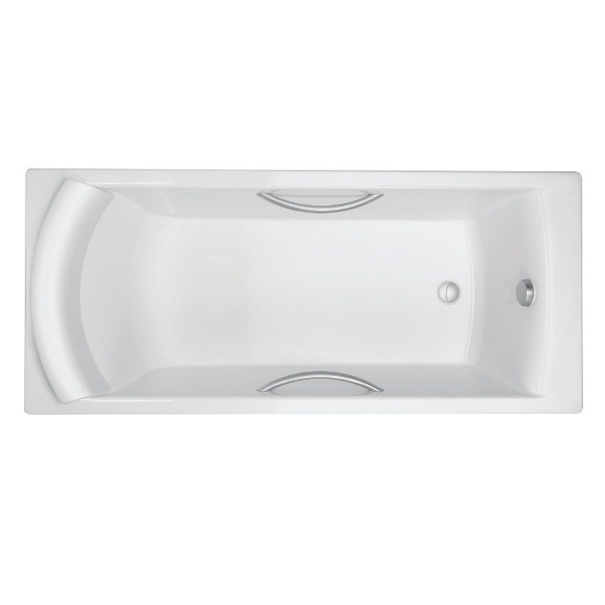 Чугунная ванна Biove E2938-00 170х75 с отверстием для ручек