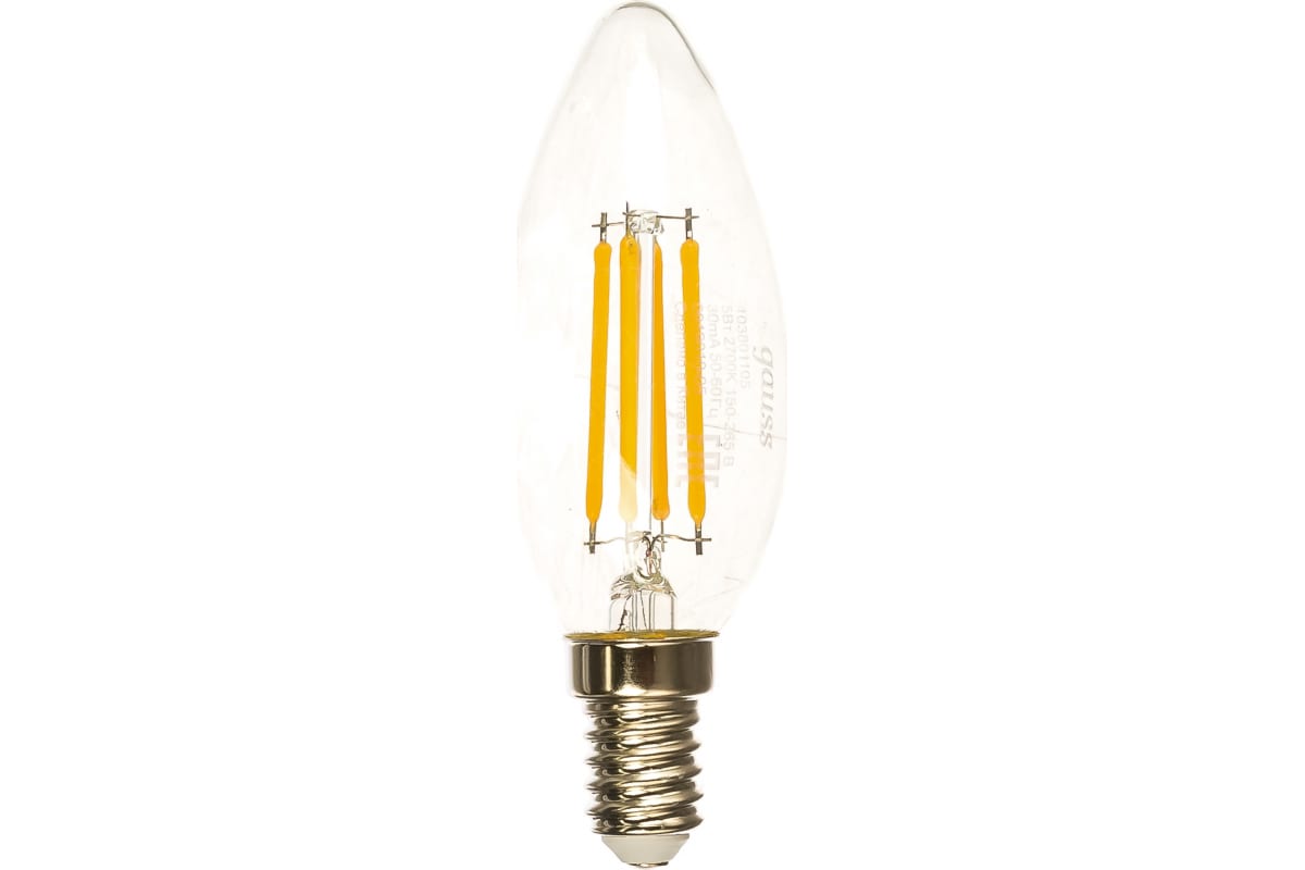 Лампа Filament Свеча 103801105 филаментная, 5W, Е14