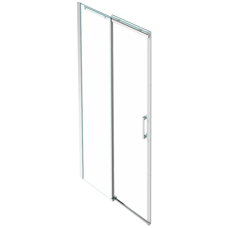 Душевая дверь Contra E22C100-GA 100х195, раздвижная, профиль хром, стекло прозрачное