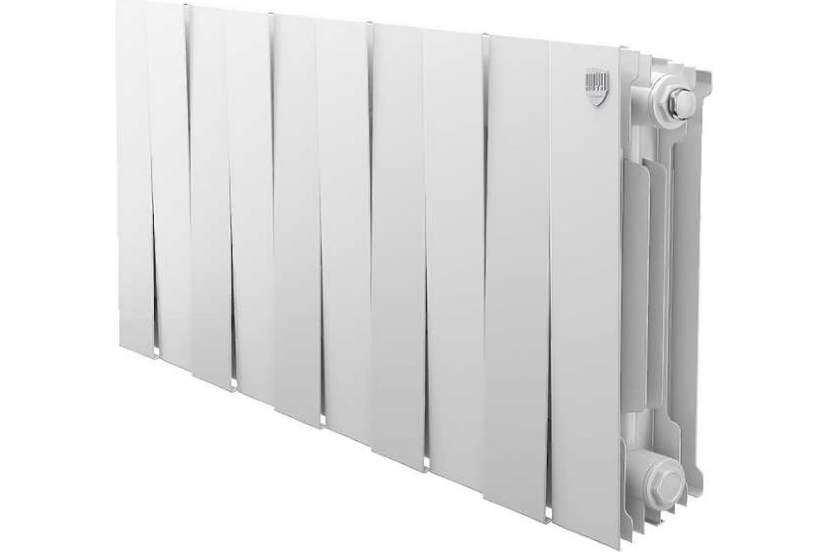 Биметаллический радиатор Piano Forte Bianco Traffico 300/100 мм, 10 секций, боковое подключение, Bianco Traffico