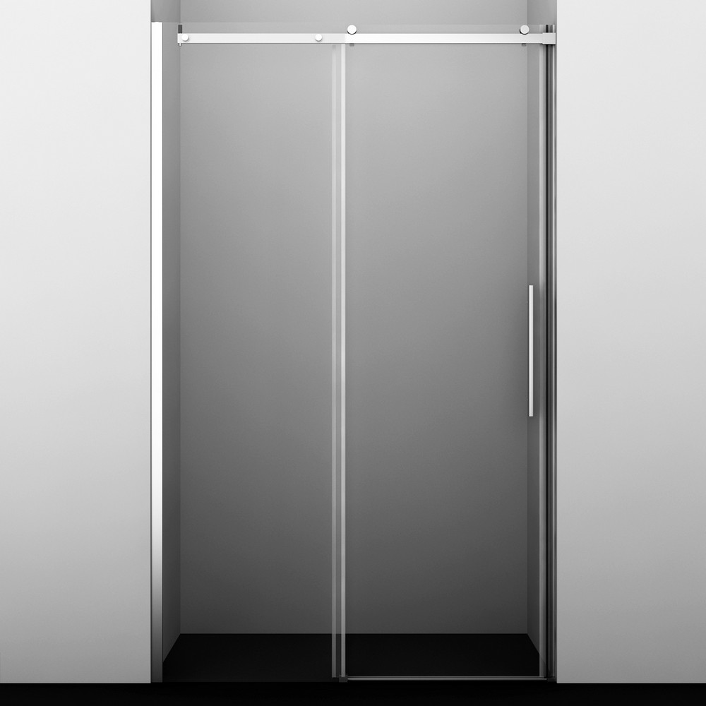 Душевая дверь Dinkel 58R31 1400х2000, прозрачное стекло, профиль серебро