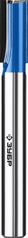 Фреза пазовая прямая Зубр Профессионал 28755-14-30 с нижними подрезателями, 14x30 мм, хвостовик 12 мм