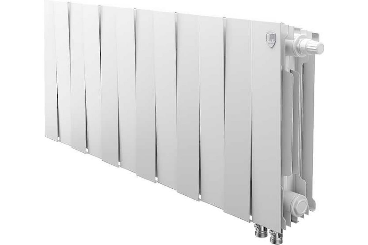 Биметаллический радиатор Piano Forte VDR 300/100 мм, 12 секций, нижнее подключение, белый