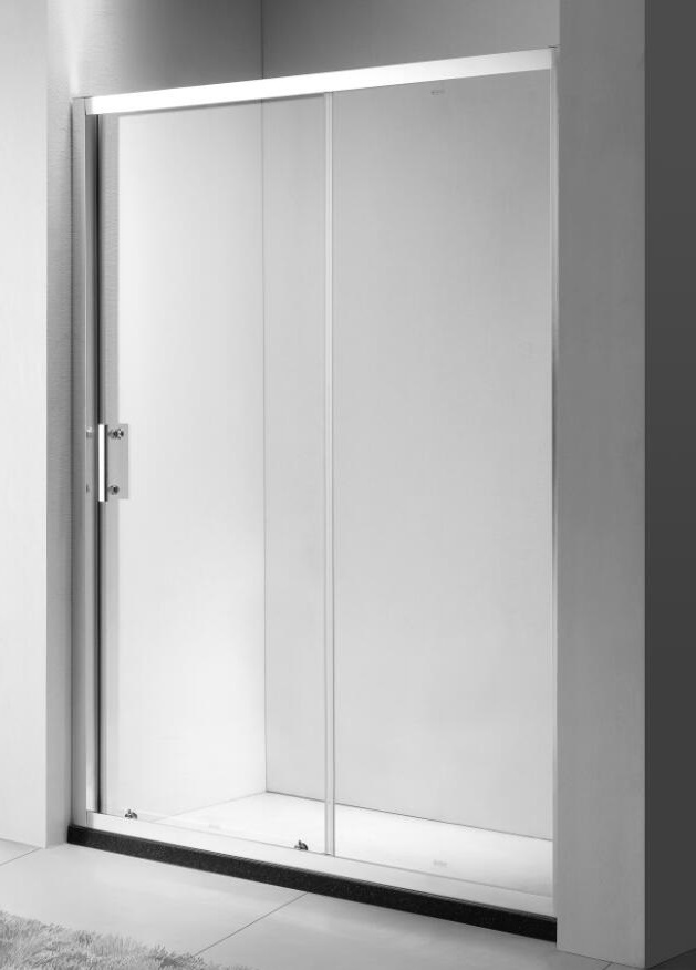 Душевая дверь 8007-1CH/170 170x190 см, раздвижная, прозрачное стекло