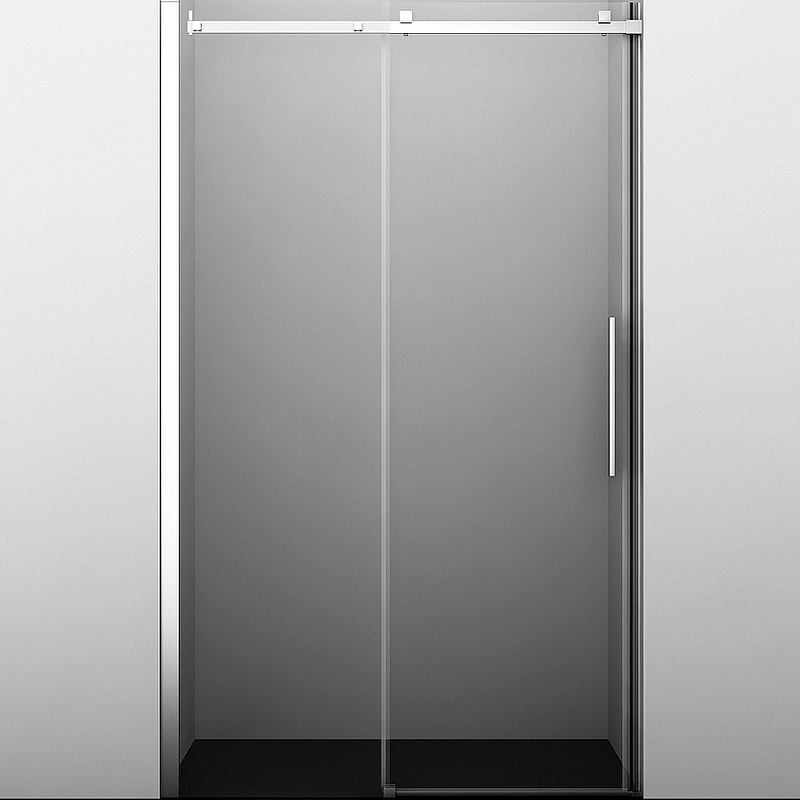 Душевая дверь Alme 15R30 1300х2000, прозрачное стекло, профиль серебро
