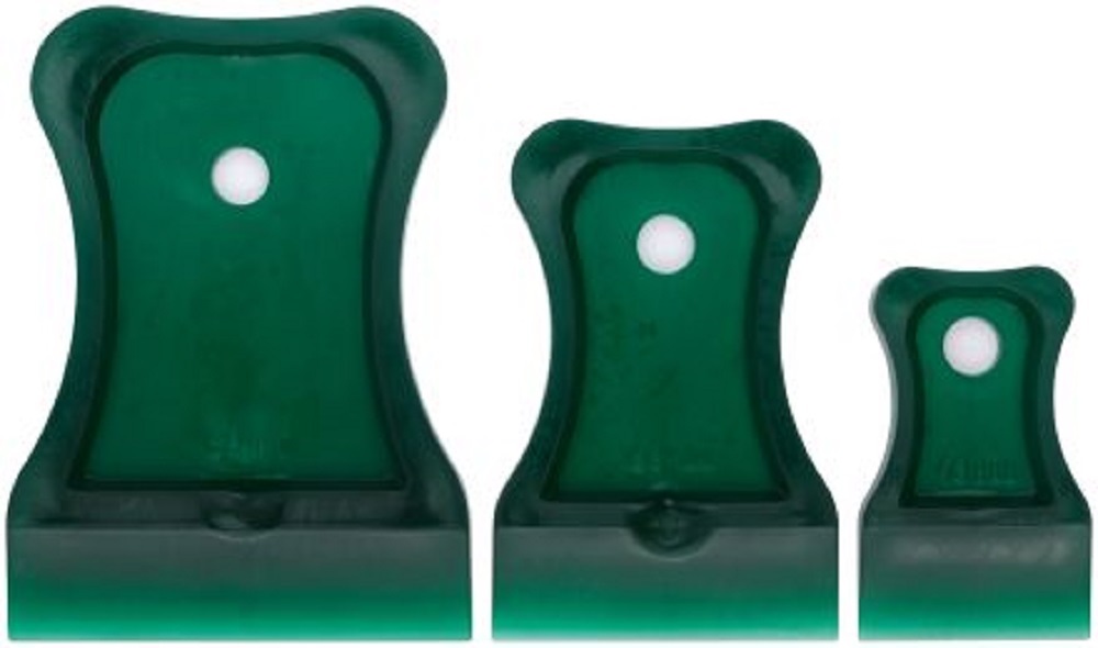 Шпатели Курс 06881, мягкий пластик, 40/60/80 мм, набор 3 шт., цветные