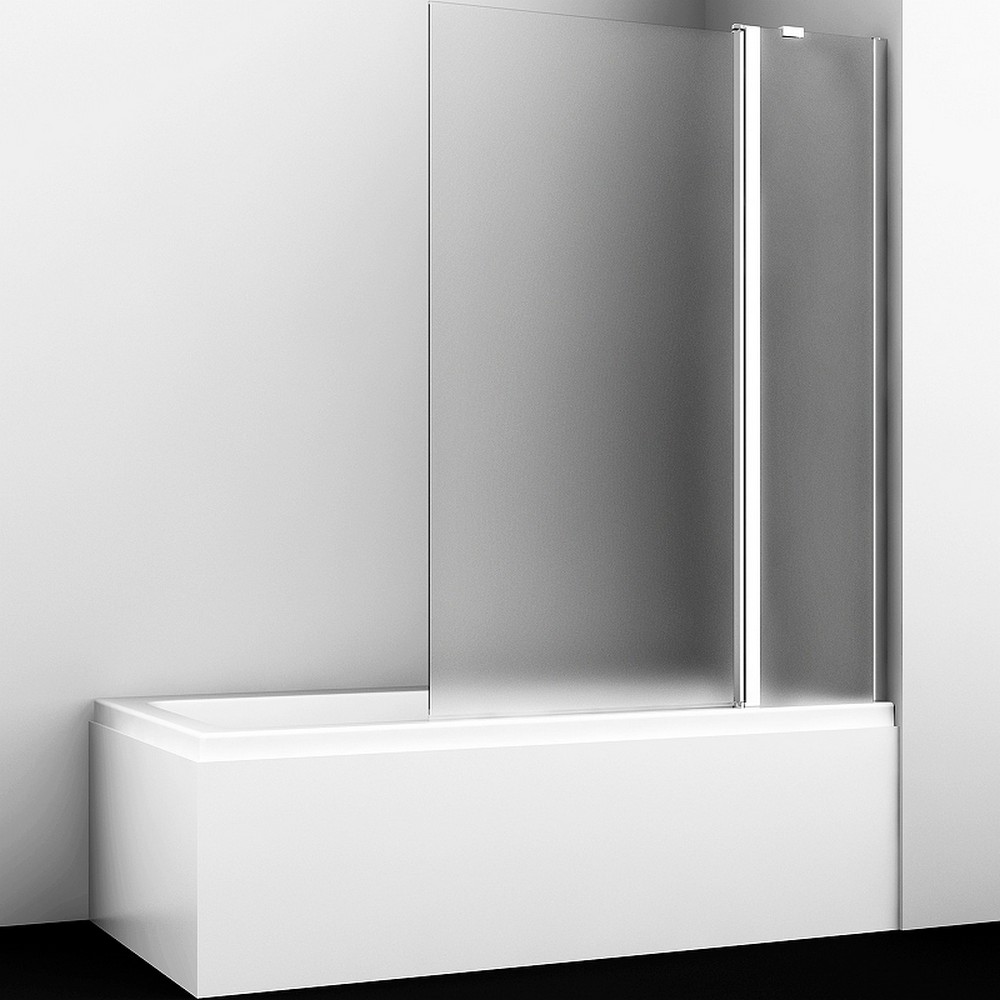 Шторка стеклянная для ванны Berkel 48P02-110RM, 1100х1400, профиль белый