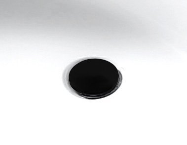 Крышка слива AB0003 для ванны, черная - фото 1