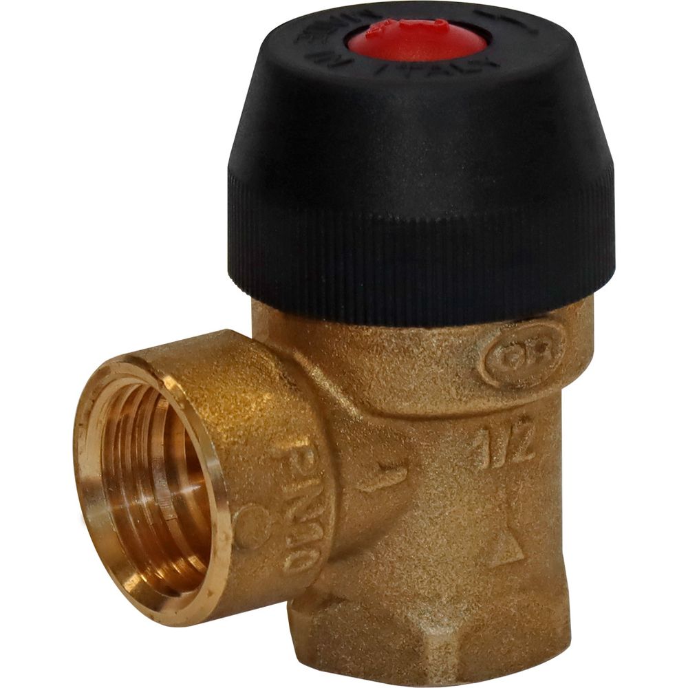 Клапан предохранительный SVS-0010-013015 1/2"х1/2", для отопления 3 бара (производство OR)