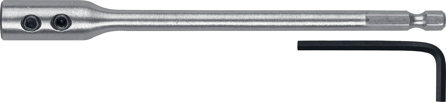 Удлинитель с имбусовым ключом Зубр 29507-150 для сверл перовых, хвостовик HEX 1/4", 150мм