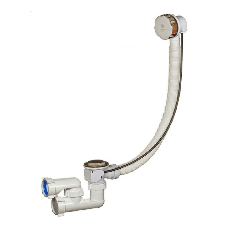 Обвязка для ванны А-2808 1 1/2 х 40 мм, регулируемая с переливом (полуавтомат)