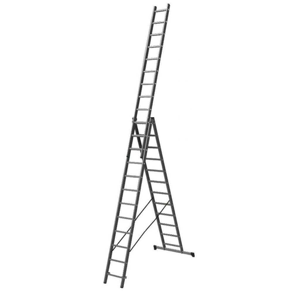 Трехсекционная лестница Gigant лестница трехсекционная 282×476×646 см