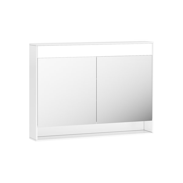Зеркало-шкаф МС Step 1000, X000001421, цвет белый - фото 1