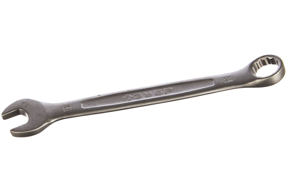 Ключ Зубр 27087-15_z01 комбинированный гаечный 15 мм, ключ зубр 27087 27 z01 комбинированный гаечный 27 мм