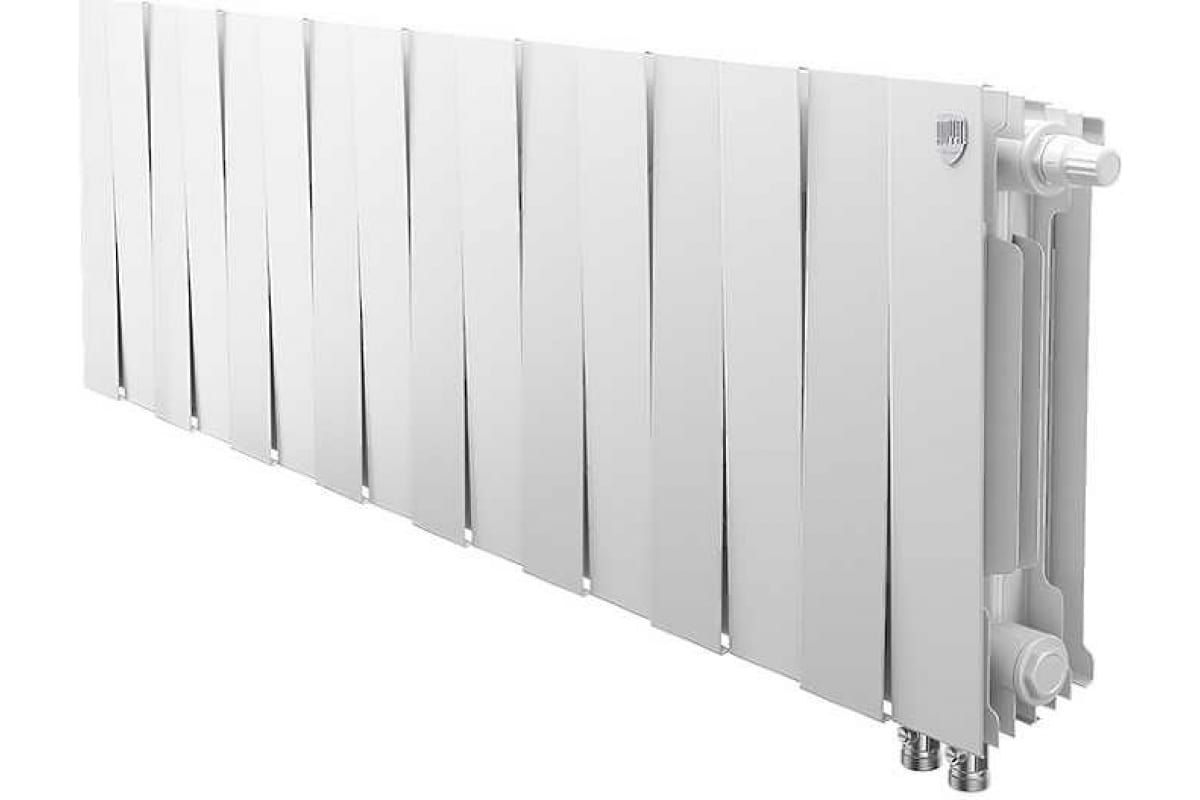 Биметаллический радиатор Piano Forte VDR 300/100 мм, 16 секций, нижнее подключение, белый