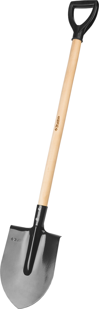 Штыковая лопата Зубр МАСТЕР 39572 ЛКО, деревянный черенок с рукояткой, 1200 мм штыковая лопата зубр мастер 39572 лко деревянный черенок с рукояткой 1200 мм
