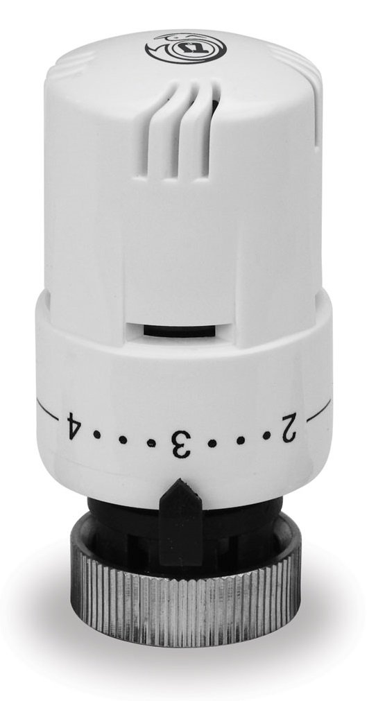 Термостатическая головка Te-Sa с жидкостным заполнением 8-28*C, M30x1,5 116-01 Термостатическая головка Te-Sa с жидкостным заполнением 8-28*C, M30x1,5 - фото 1
