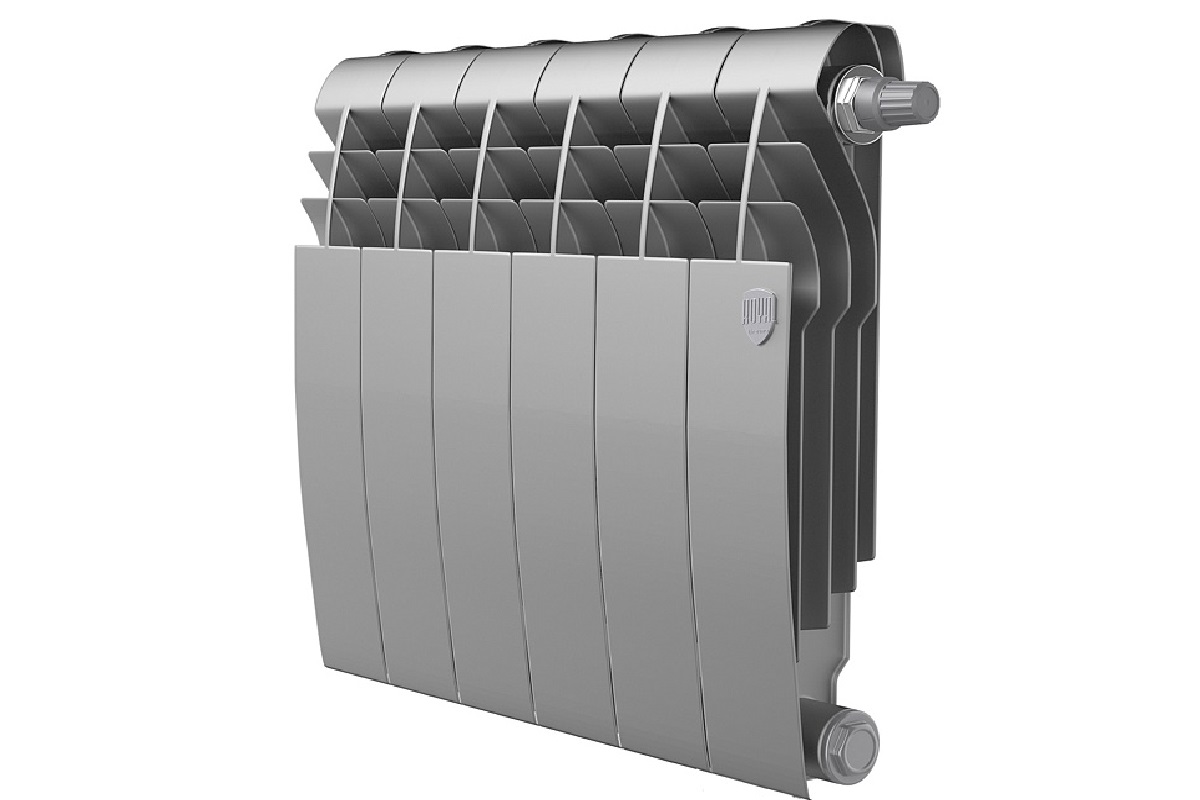 Биметаллический радиатор BiLiner VDR 350/90 мм, 6 секций, нижнее подключение, Silver Satin НС-1309719 BiLiner VDR 350/90 мм, 6 секций, нижнее подключение, Silver Satin - фото 1