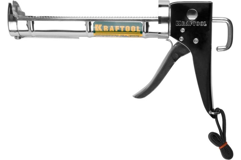 Пистолет для герметика полукорпусной KRAFTOOL пистолет для герметика курс 14155 полукорпусной 310мл