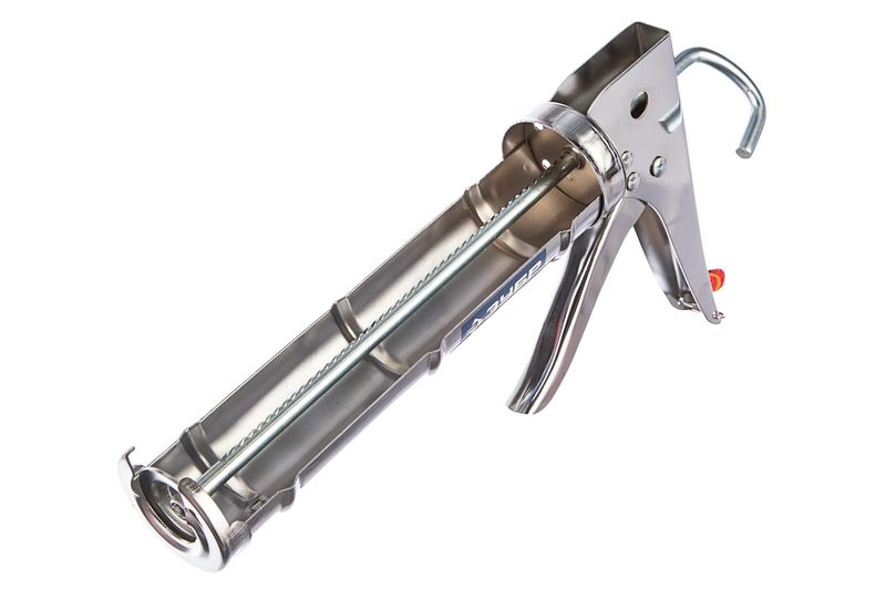 Пистолет для герметика полукорпусной Зубр Профессионал 06625, 310 мл полукорпусной пистолет для герметика hoegert technik