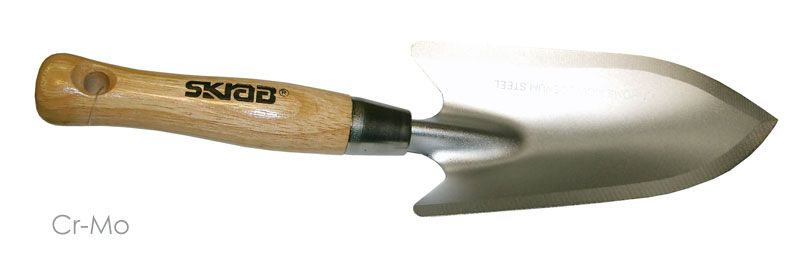 Совок посадочный 28081 широкий 295 мм деревянная ручка - фото 1