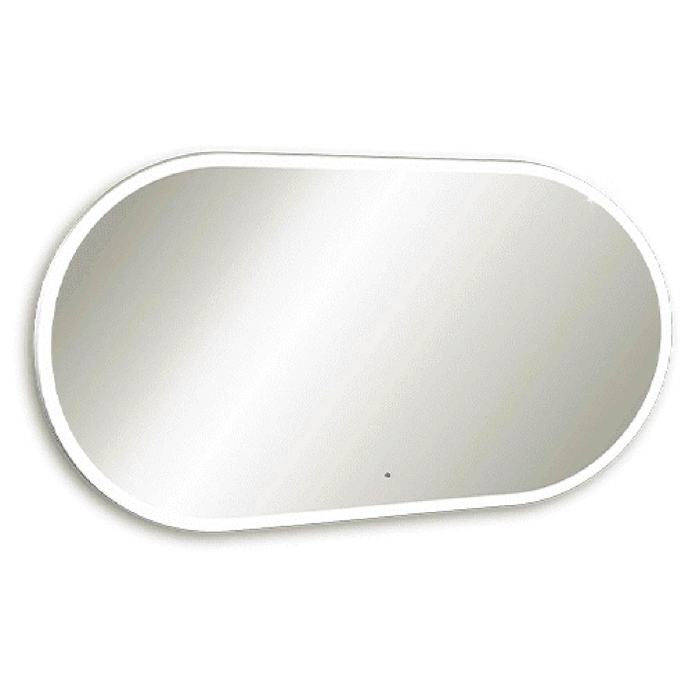 Зеркало Foture AQF12060RU143 60х120 мм, подсветка, антипар, реверс, овальное