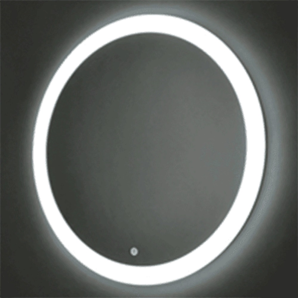 Зеркало Round AQR7777RU37 77х77 мм, подсветка, круглое