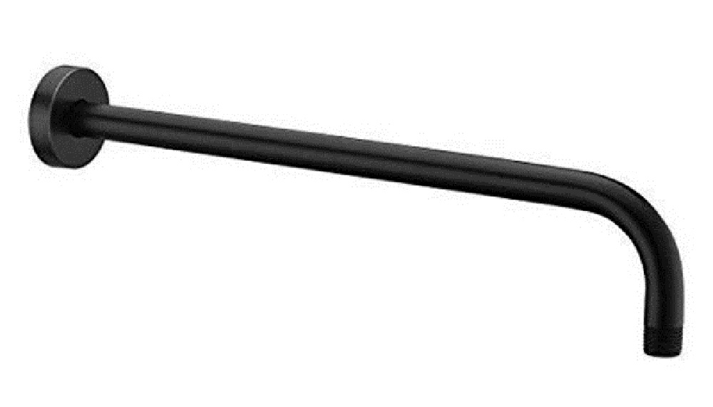 Настенное крепление верх. душа Lusso ZSOF034NO 400мм, черный матовый - фото 1