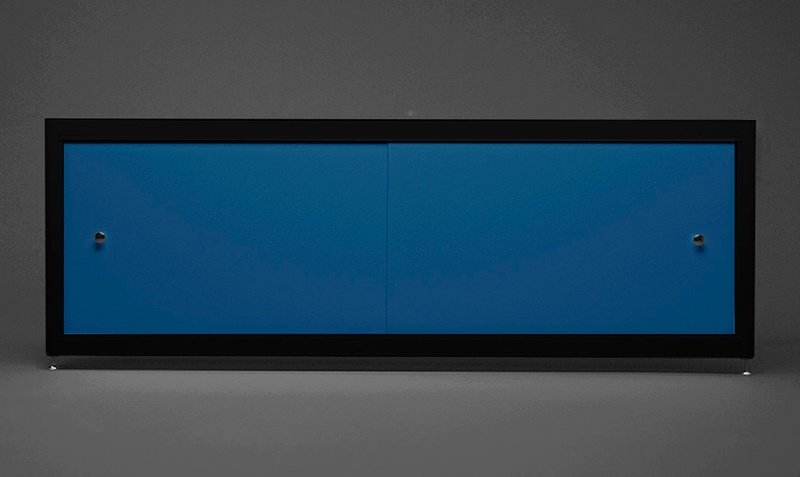 Экран под ванну 3 дв.голубой 1701-2000мм