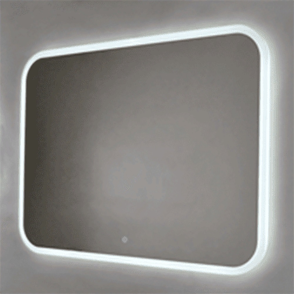 Зеркало Basic AQB6870RU41 68х70 мм, подсветка, прямоугольная