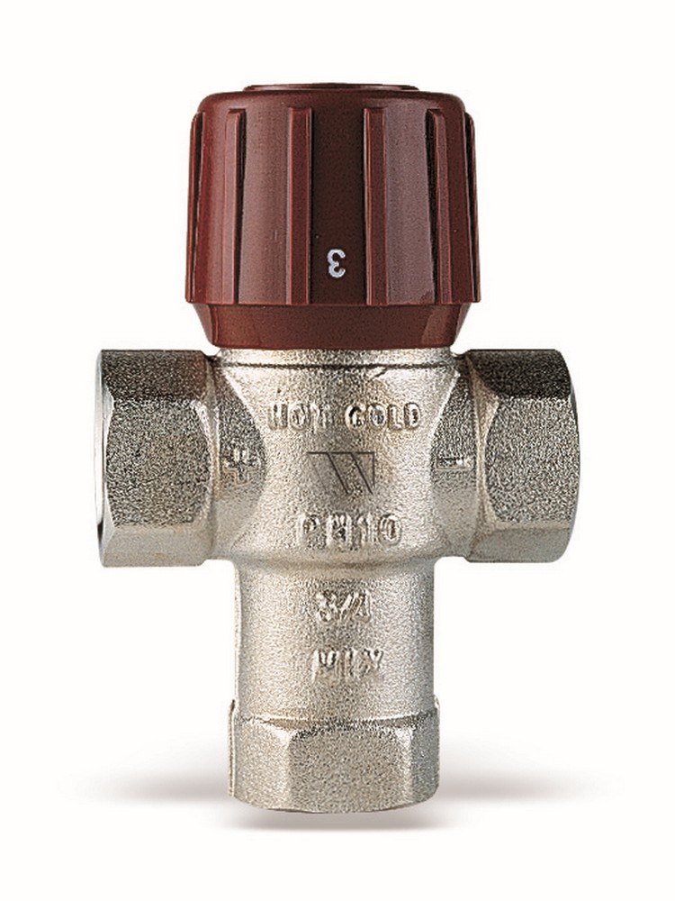 Термостатический смесительный клапан Aquamix AM61C 10017418, 32-50*C 3/4"ВР