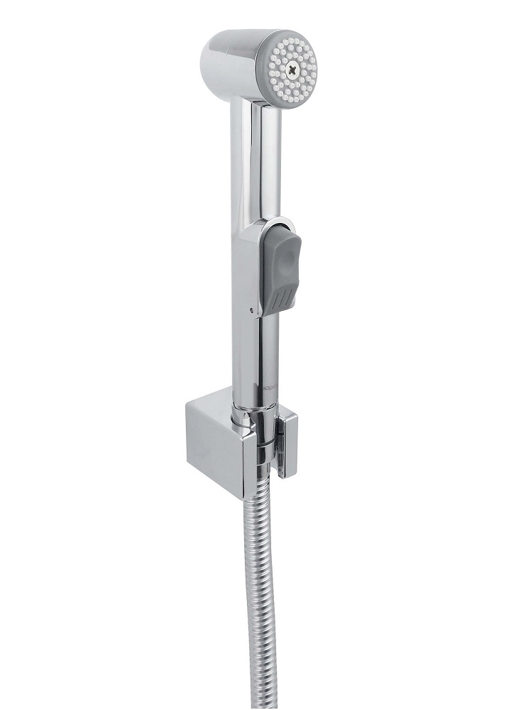 Гигиенический ручной душ Акватек AQ2050CR со шлангом 125 см и держателем, хром - фото 1