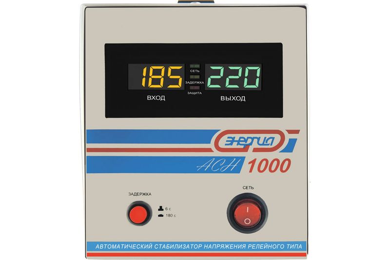 Стабилизатор напряжения Энергия АСН 1000 Е0101-0124 стабилизатор напряжения энергия асн 1000 е0101 0124