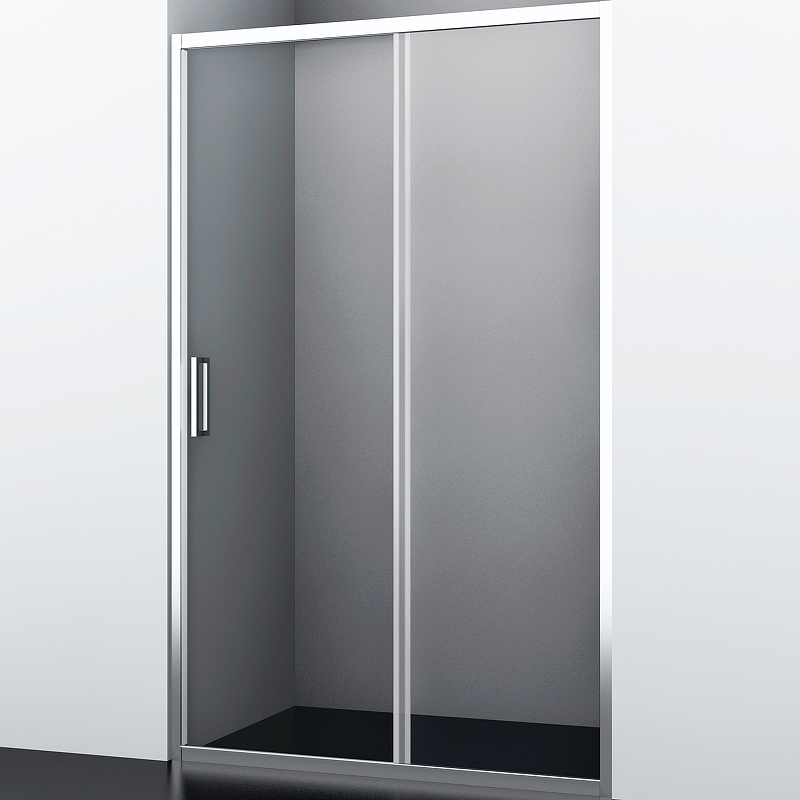 Душевая дверь Main 41S13 1100х2000, прозрачное стекло, профиль серебро - фото 1