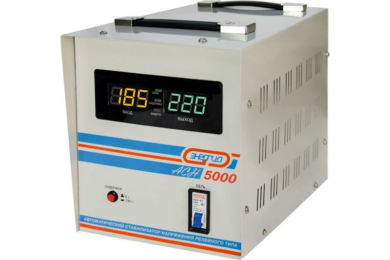 Стабилизатор напряжения Энергия АСН 5000 Е0101-0114 стабилизатор напряжения энергия асн 5000 е0101 0114