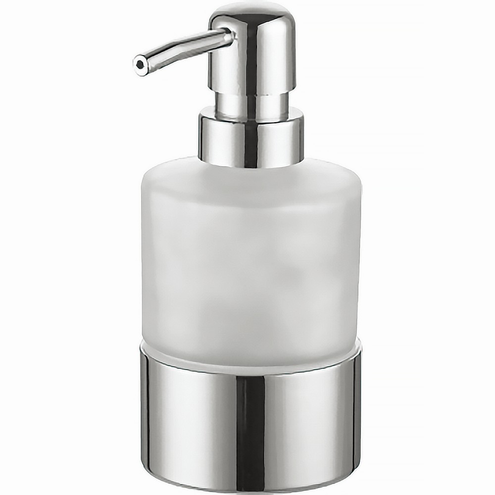 Дозатор жидкого мыла Nessy AZ-128-C стеклянный настольный, хром