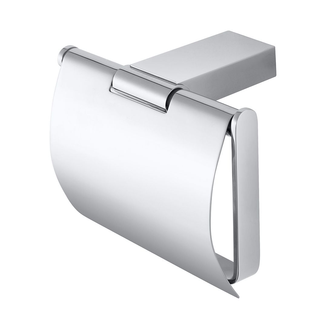 Держатель для туалетной бумаги Via 135012012 с крышкой - фото 1