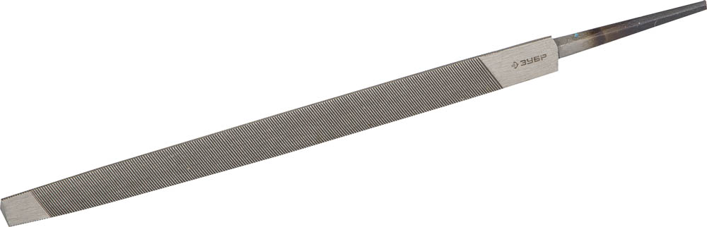 Напильник трехгранный Зубр Профессионал 1630-15-21_z01 для заточки ножовок, 150 мм абразивный ромбовидный напильник для заточки зубьев пил и ножовок samurai
